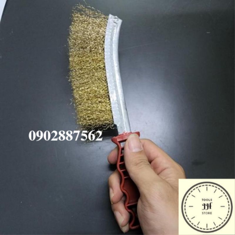 Bàn chải cước đồng cán nhựa