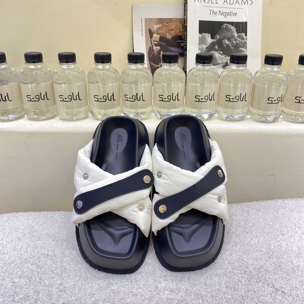 Dép đế xuồng Giày Mũi Vuông Đế Dày Phong Cách Mới Mùa Hè Cho Nữ