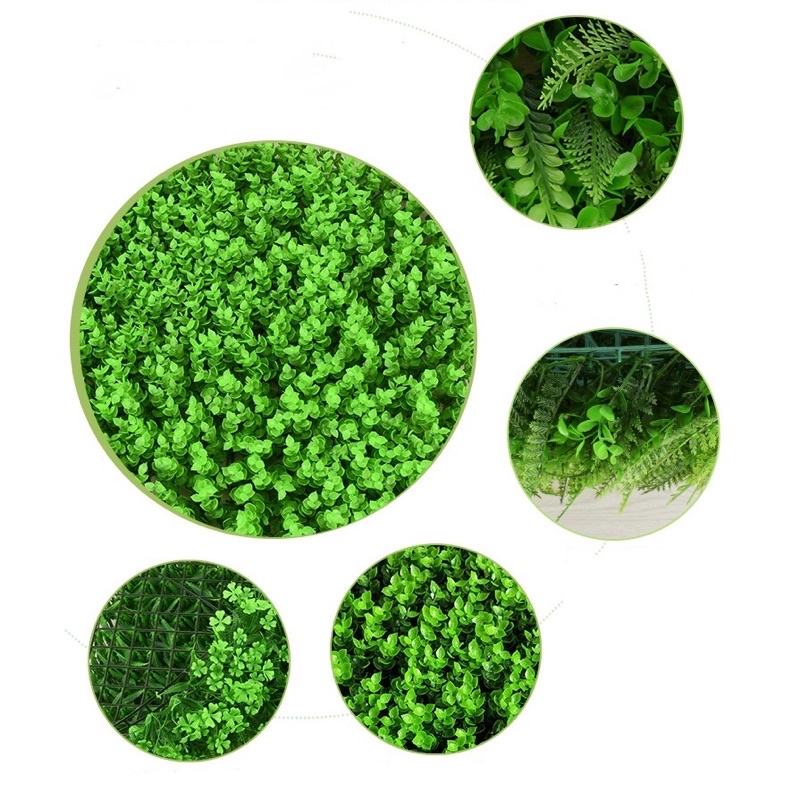 thảm cỏ nhân tạo tai chuột nhựa pvc, trang trí kt60*40