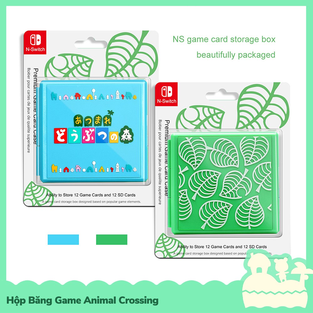 [Sẵn VN - NowShip] Phụ Kiện Hộp Băng Lưu Trữ Thẻ Game Di Động 12 Khoanh Nintendo Switch NS, Switch Lite AC