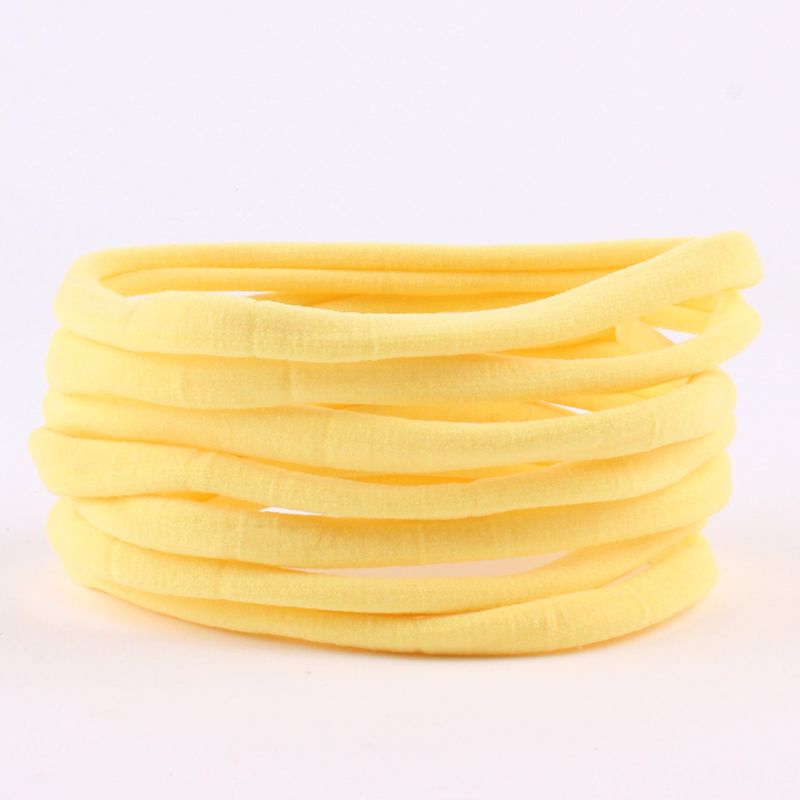 Băng Đô Cài Tóc Co Giãn Màu Sắc Ngọt Ngào Thời Trang Cho Bé Gái