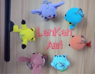 Móc khoá len POKEMON