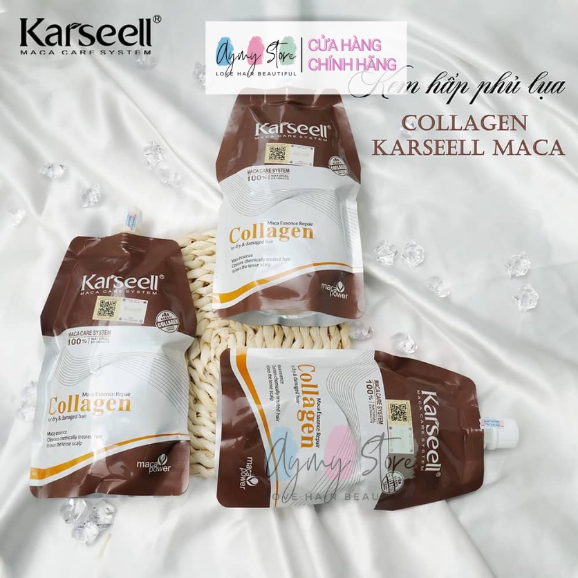 Hấp Ủ Tóc Karseell Hấp Ủ Tóc Collagen - Kem Ủ Tóc Karseell Maca Essence Repair Collegen [HÀNG CÔNG TY]