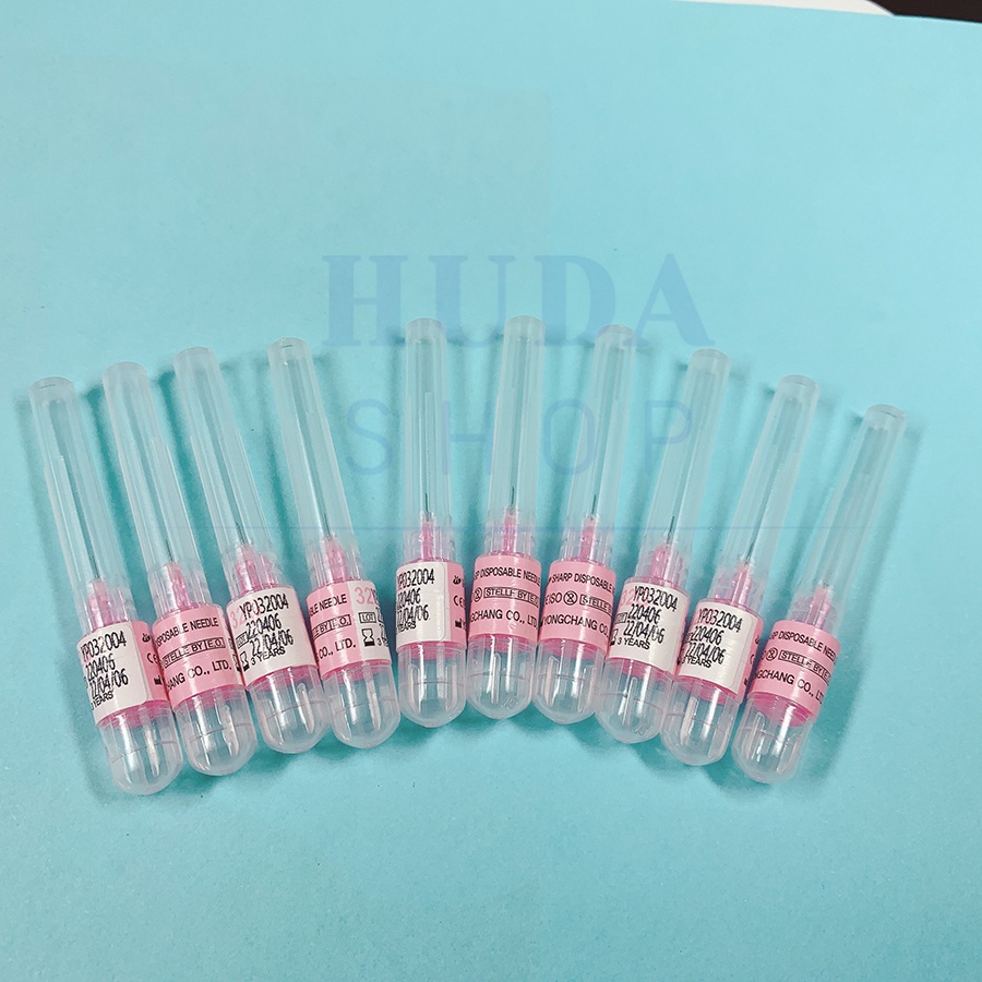 Kim tiêm meso Kim tiêm dưỡng chất căng bóng da ,Kim 30G Kim 32G , Kim 34G - 4mm - Huda shop