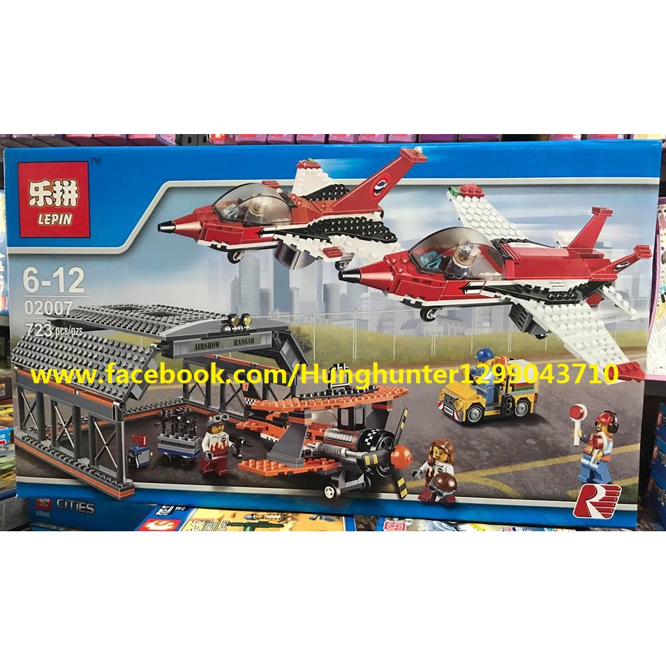 Lego Lepin 02007 Khu bảo dưỡng sửa chữa máy bay