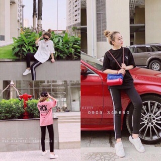 Combo 3 áo phông đính đá phom rộng