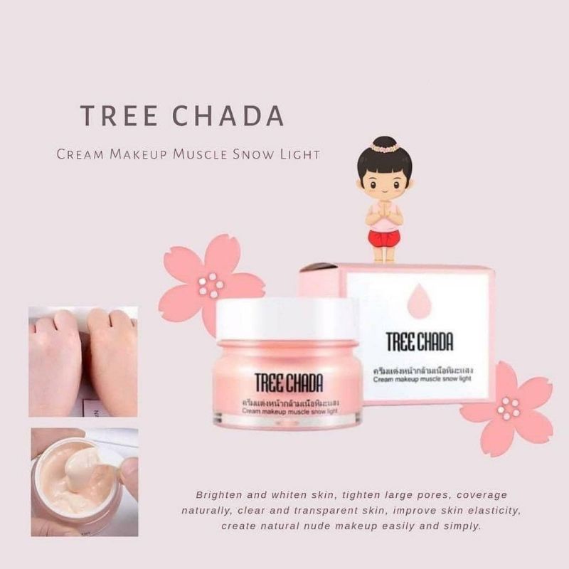[Cam Kết Chính Hãng] KEM MAKEUP TREECHADA THÁI LAN DƯỠNG TRẮNG CHỐNG NẮNG | BigBuy360 - bigbuy360.vn