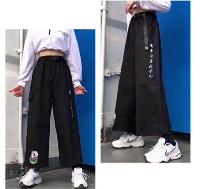 Quần Kaki Suông Ulzzang Siêu Cá Tính Unisex | BigBuy360 - bigbuy360.vn