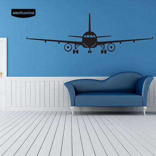 Sticker dán tường hình máy bay