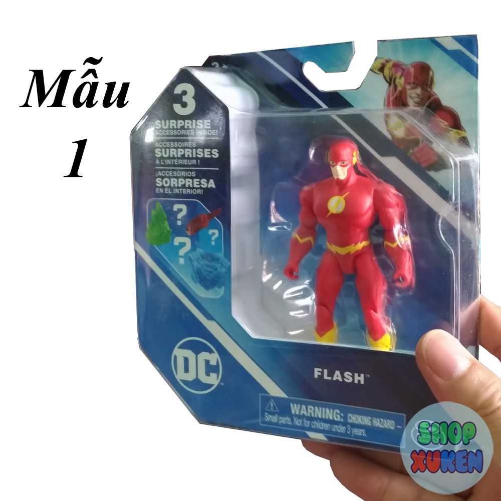 Mô hình siêu anh hùng DC - Superman, Flash, Cyborg, Shazam và Black Superman - Shopxuken