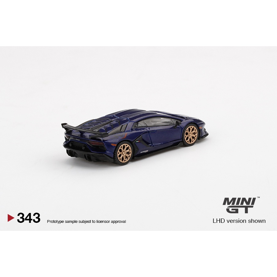 Xe mô hình MINI GT  Lamborghini Aventador SVJ Viola Aletheia 1:64