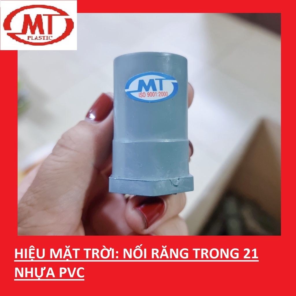 Nối răng trong 21,27,34 nhựa pvc