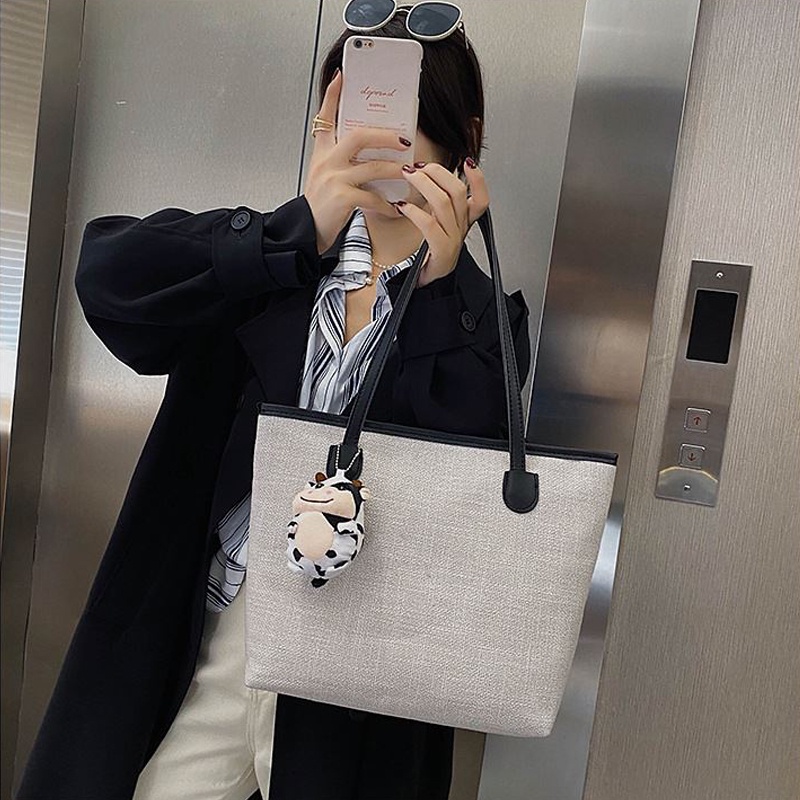 Túi đeo vai túi xách nữ CHEN, tui tote a4 đi làm vải canvas trơn style ulzzang Hàn Quốc TX43