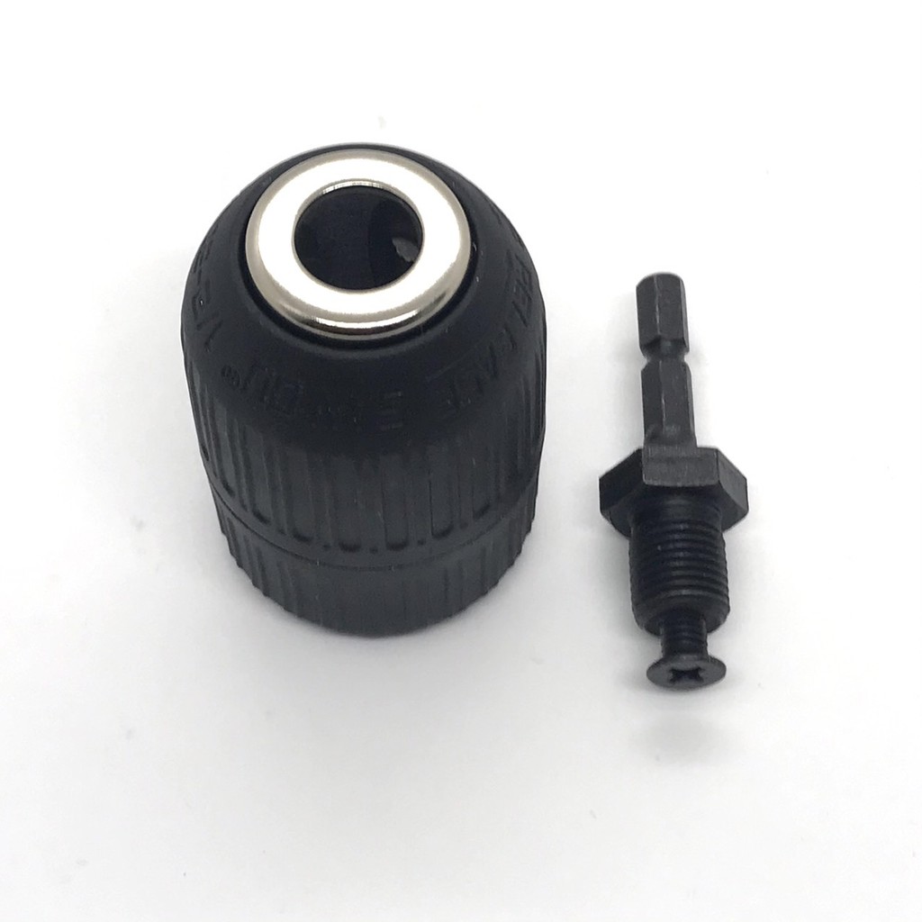 Đầu Khoan, Đầu Kẹp Mũi Khoan 10mm,13mm Nhựa Auto kèm Theo Đầu Chuyển Đổi (Tùy Chọn)