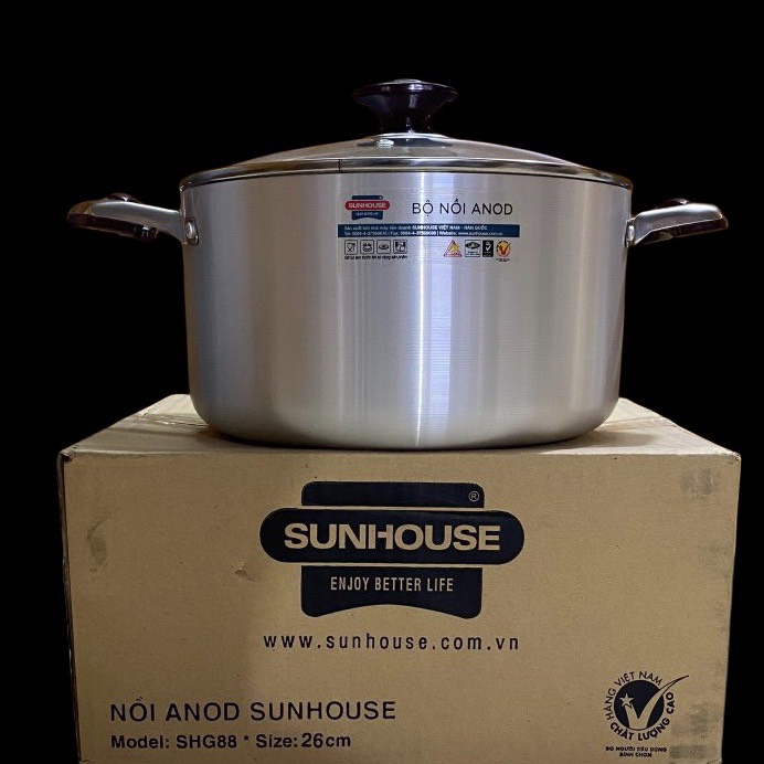 Nồi lẻ SUNHOUSE size 26cm-Hàng Chính Hãng