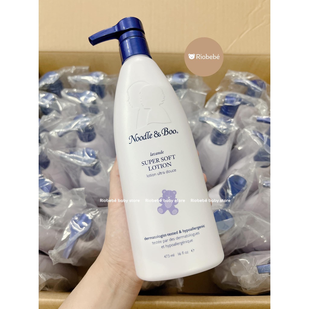 Lotion Noodle Boo sữa dưỡng thể cao cấp cho da của bé từ sơ sinh trở lên [Mẫu mới nhất - Hàng chuẩn Air - Nội địa Mỹ]