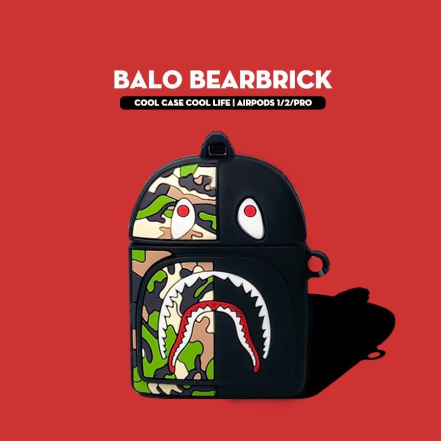 Vỏ Bảo Vệ Bao Đựng Hộp Sạc Tai Nghe, Case Airpods 2/3/1/i7/i9/i12/Pro/TWS - Sillicone Giày Nike Chống Bám Bẩn love.case