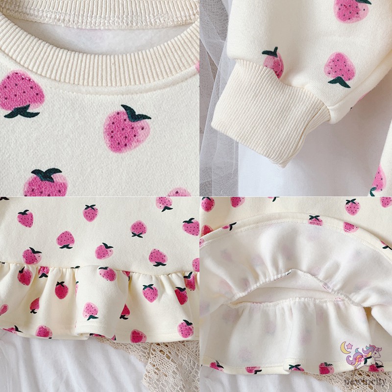 Đầm Sweater Chất Liệu Lông Cừu Tay Dài Kiểu Hàn Quốc Thời Trang Mùa Thu Cho Bé Gái