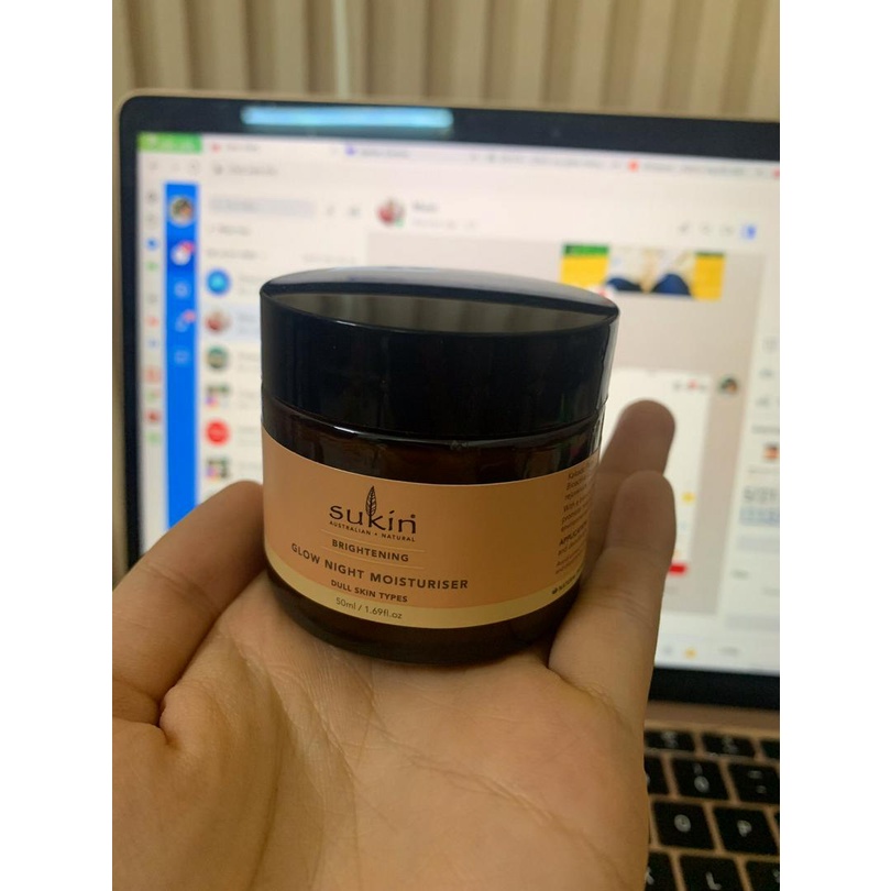 Kem Dưỡng Ẩm Ban Đêm Sáng Da Sukin Brightening Glow Night Moisturiser 50ml