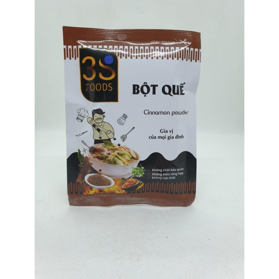 Bột Quế Nguyên Chất Gói 10gr Cho Món Ăn Hấp Dẫn Mùi Thơm Dịu