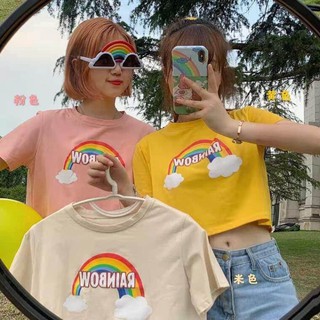 Áo croptop cầu vồng bigsize