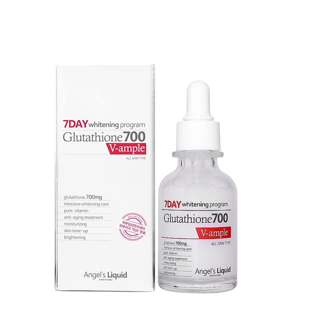 Tinh chất Dưỡng Sáng Da, Làm Mờ Thâm Angel’s Liquid 7day Whitening Program Glutathione 700 V-Ample 30ml