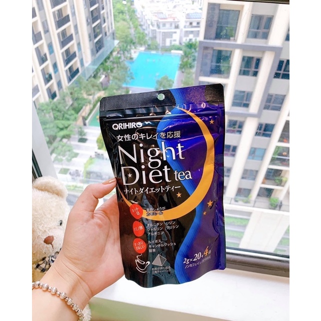 [Hàng Nhật Nội Địa] Trà Đêm Orihiro Night Diet Tea giảm cân Nhật Bản