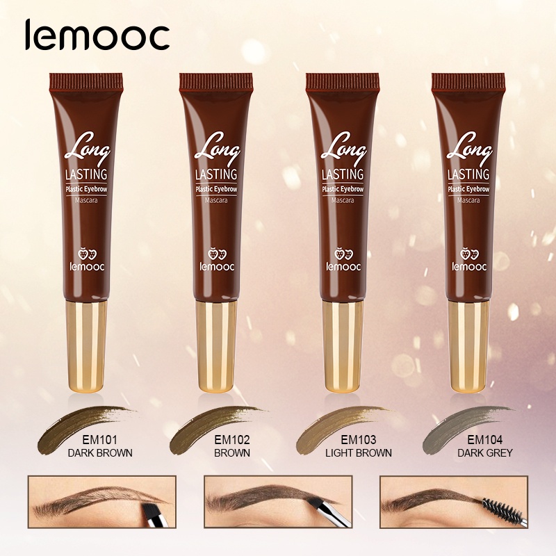 [Hàng mới về] Gel kẻ lông mày dạng lỏng lâu trôi chống thấm nước Lemooc