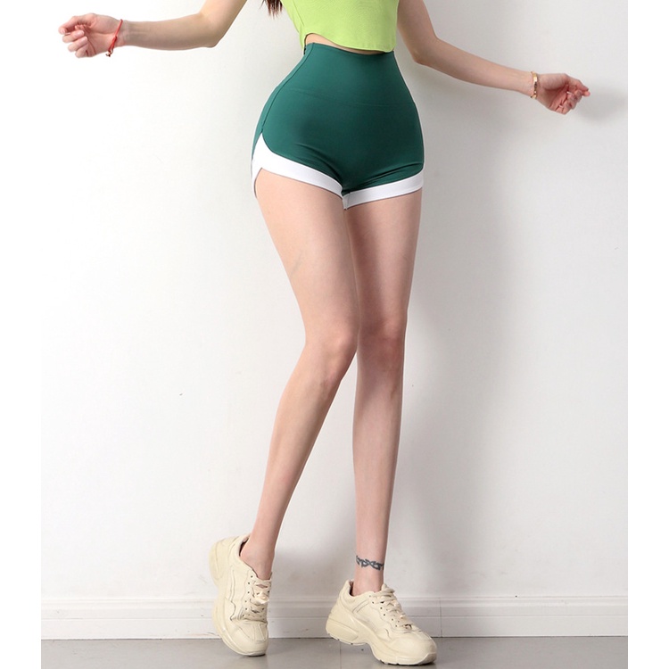 Quần short thể thao ANRAN lưng cao thiết kế quyến rũ cho nữ