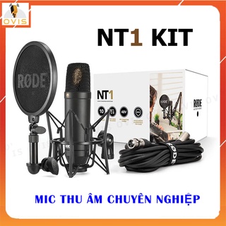 Rode NT1 KIT - Micro Condenser 48v Màng Thu Lớn, Hướng Thu Cardioid, Có Shockmount Kèm Màng Lọc [HÀNG CHÍNH HÃNG]