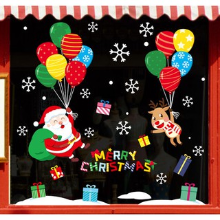 decal dán trang trí noel