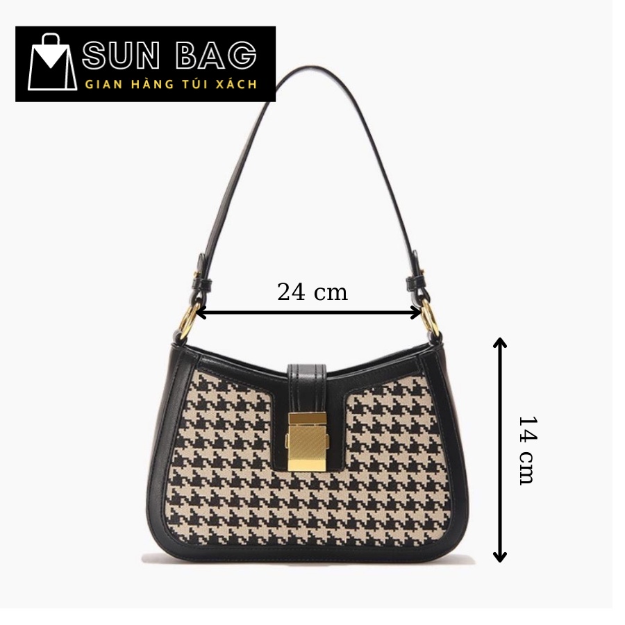 Túi xách nữ đeo chéo, túi đi chơi, đi học, da đẹp, thời trang cao cấp size 22cm SB092