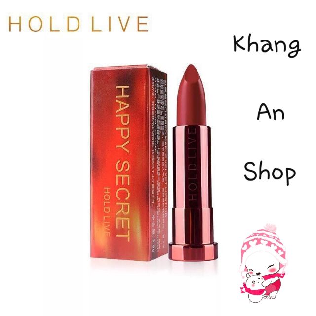 HOLDLIVE - Son thỏi Red Maple Velvet Lipstick Happy Secret (phiên bản lá phong đỏ)