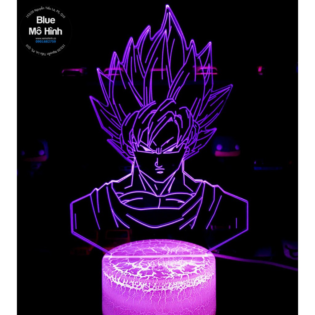 Blue mô hình | Đèn ngủ LED  nhân vật Son Goku