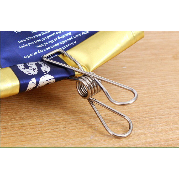 Kẹp Inox Phơi Đồ, Kẹp Treo Đồ Đa Năng size 6cm và 8cm