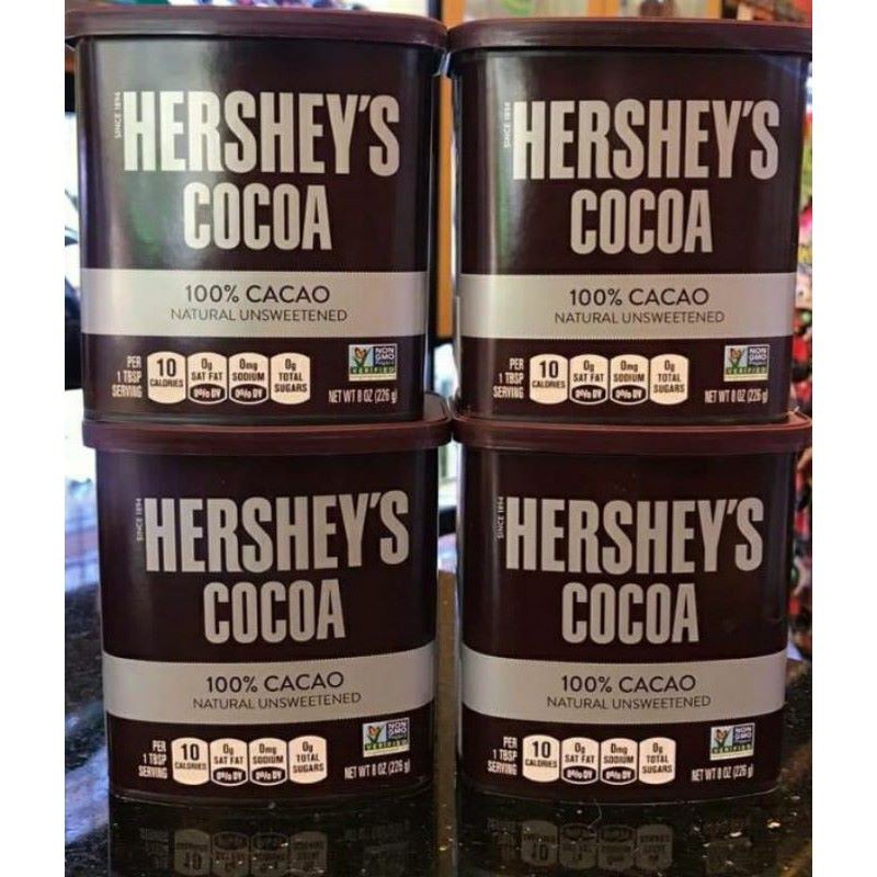 Bột cacao Hershey 226g và syrup hershey