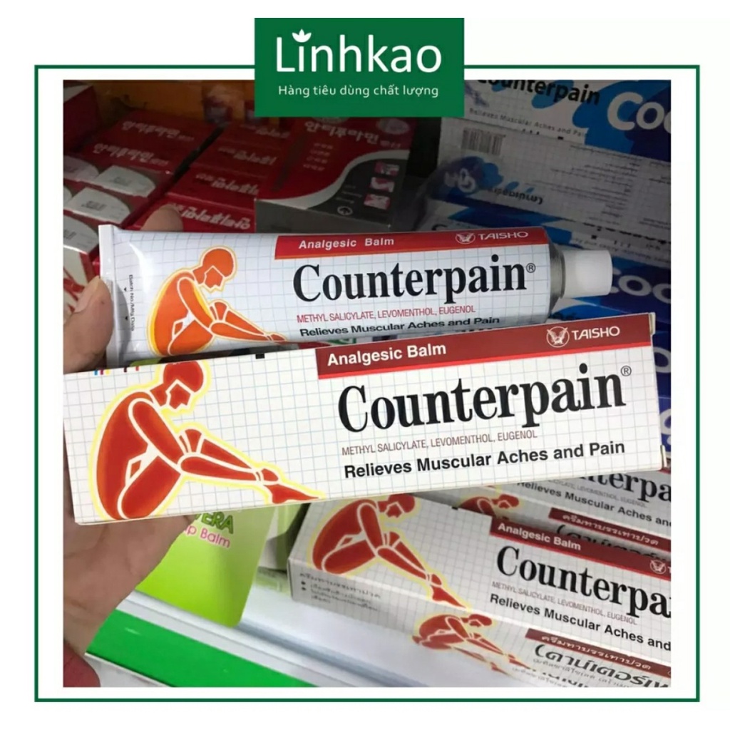 Cao xoa bóp Counterpain Thái Lan (xoa bóp nóng) 120g