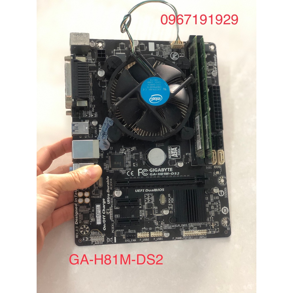 Mainboard GIGABYTE B75M, H81M, H110M. Hàng qua sử dụng, đã test kĩ.