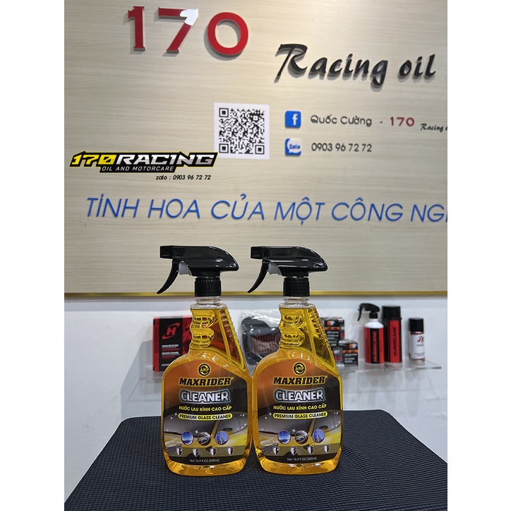 Nước Lau Kính Ô TÔ Cao Cấp MAXRIDER CLEANER Hàng Việt Nam Chất Lượng Cao