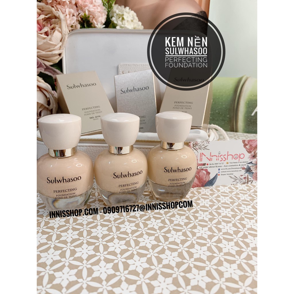 Kem Nền Sulwhasoo Perfecting Foundation Glow 1ml [ Sample]