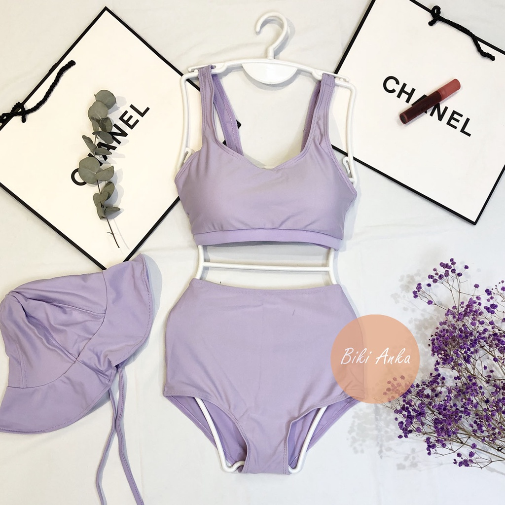 Bikini Bộ Đồ Bơi 2 mảnh cá tính UZZLANG Hàn Quốc