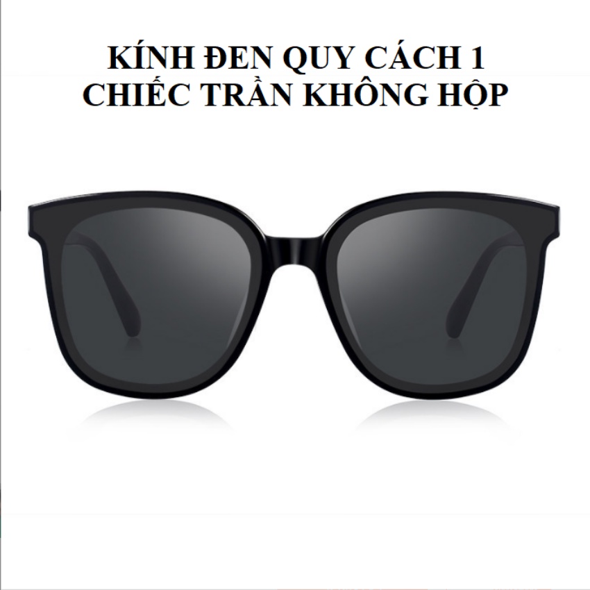 Kính Mát UNISEX Thời Trang Màu Đen Thiết Kế Thời Trang Hàn Quốc Cho Nam Và Nữ M1