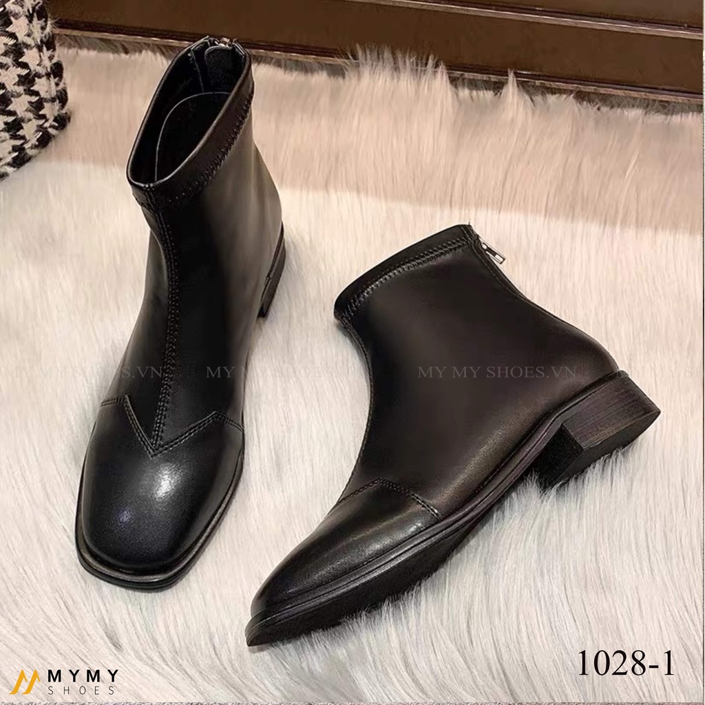 1028-1 Boot da lì mũi cắt khóa sau 3p | BigBuy360 - bigbuy360.vn