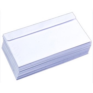 (100cai) Bao thư trắng (12x22cm)