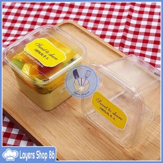 [Layersshop86] Set 10 hộp đựng bánh Mousse (không tem)