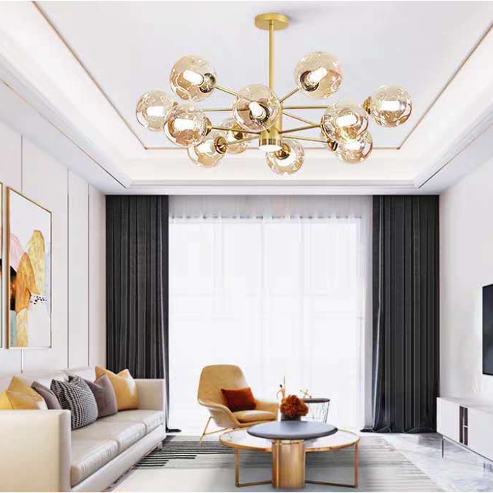 IKEE Phòng Ngủ GiảN Đèn Ốp Trần Hiện Đại Phòng Khách ĐèN Treo Trần Đèn Chùm Led ĐèN Thả Trang Trí BắC ÂU