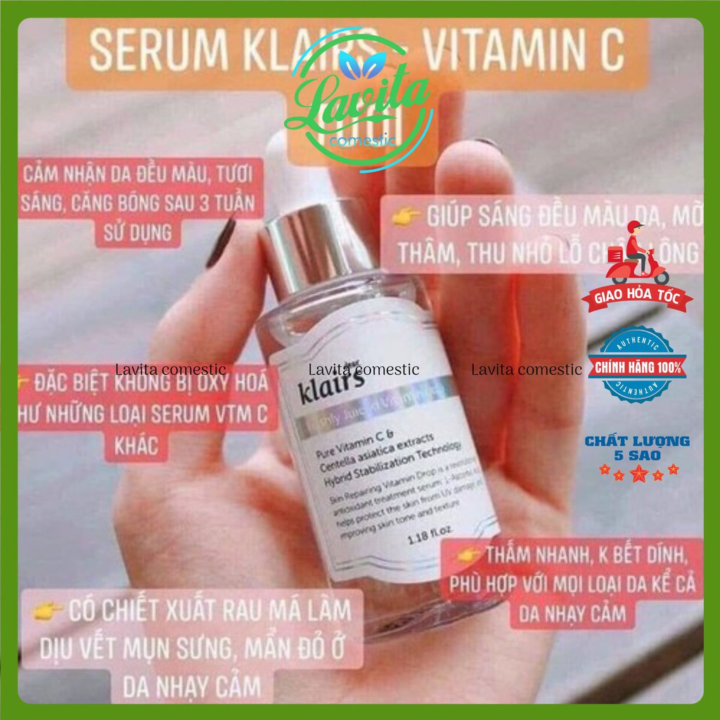 Serum Vitamin C Klairs Freshly Juiced Vitamin C Drop -Huynmio