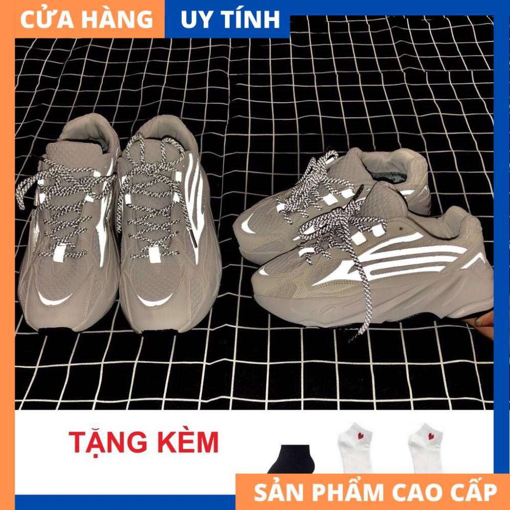 Giày thể thao cặp đôi nam và nữ phản quang YZPQ Tặng tất đẹp [FREE SHIP] [Hàng Bao Xịn]