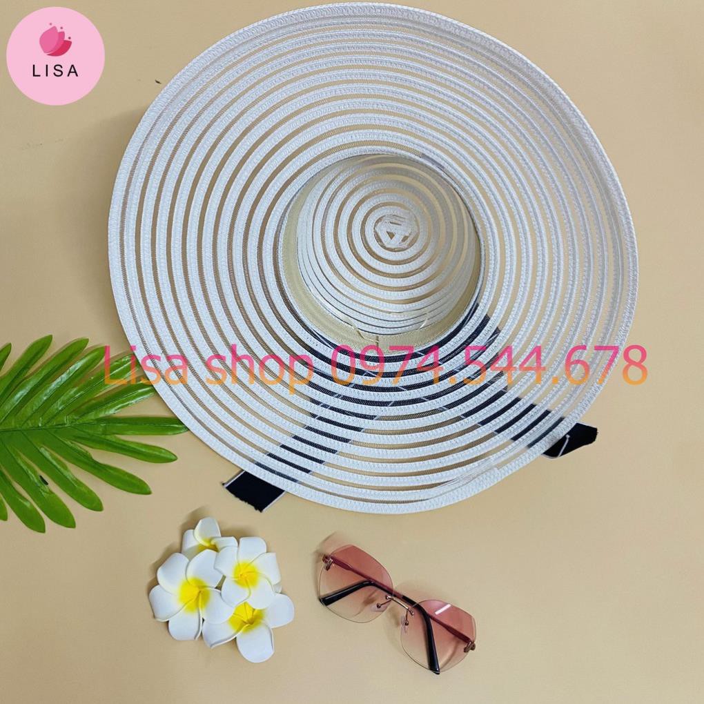 [FREESHIP- HÀNG CAO CẤP] Mũ Cói, Nón Cói Vành Rộng Đi Biển Form Chuẩn phối Nơ, che nắng tuyệt đối mẫu M5