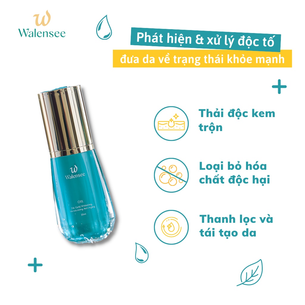 Dầu Dưỡng Phục Hồi Walensee Thải Độc Da, Dưỡng Ẩm Chuyên Sâu